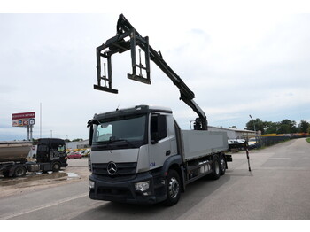 Camion plateau, Camion grue MERCEDES-BENZ Antos 2540 L KLIMA Palfinger-Kran PK15001L Lenka: photos 2 Camion plateau, Camion grue MERCEDES-BENZ Antos 2540 L KLIMA Palfinger-Kran PK15001L Lenka: photos 2