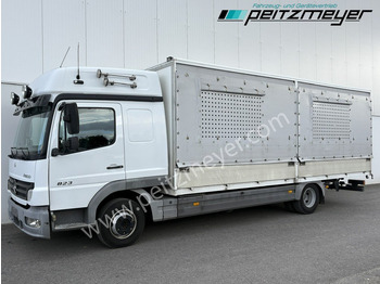 Camion fourgon MERCEDES-BENZ Atego 823 L Geflügelpritsche L - Fahrerhaus, Klima, 2 x AHK: photos 2 Camion fourgon MERCEDES-BENZ Atego 823 L Geflügelpritsche L - Fahrerhaus, Klima, 2 x AHK: photos 2