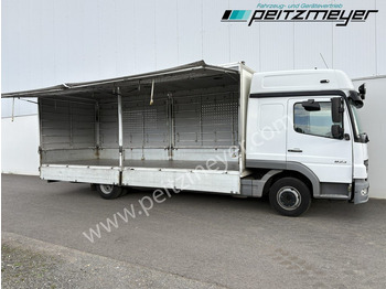 Camion fourgon MERCEDES-BENZ Atego 823 L Geflügelpritsche L - Fahrerhaus, Klima, 2 x AHK: photos 3 Camion fourgon MERCEDES-BENZ Atego 823 L Geflügelpritsche L - Fahrerhaus, Klima, 2 x AHK: photos 3