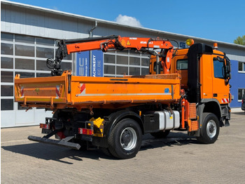 Camion benne, Camion grue Mercedes-Benz ACTROS 2044 4x4 Kipper Kran ATLAS 65.2 A2L: photos 5