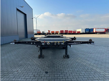 Semi-remorque porte-conteneur/ Caisse mobile Burg 20FT ADR (EX/II, EX/III, FL, AT), Leeggewicht: 3.690kg, SAF INTRADISC, 2x liftaxle, ALCOA, NL-Chassis, APK/ADR: 08-2025: photos 5
