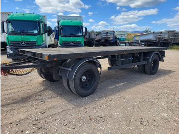 Remorque plateau Trailor 2-AS PLATTE AANHANGER - SMB - AIR SUSPENSION - DOUBLE WHEELS: photos 2
