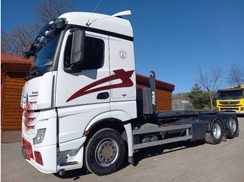 Camion ampliroll Mercedes-Benz Actros, 6X2, JOAB HOOK LIFT: photos 2