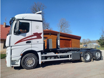Camion ampliroll Mercedes-Benz Actros, 6X2, JOAB HOOK LIFT: photos 3