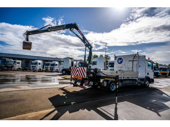 Camion plateau, Camion grue MAN TGL 12.190 BL + HIAB 055 D-1 HIDUO: photos 4 Camion plateau, Camion grue MAN TGL 12.190 BL + HIAB 055 D-1 HIDUO: photos 4