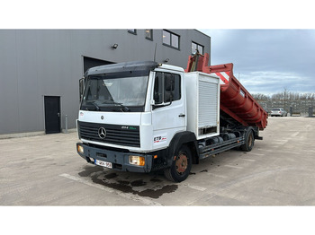 Camion ampliroll Mercedes-Benz SK 814 (BELGIAN TRUCK / HOOK / PERFECT CONDITION !!! / WITH CONTAINER / 363000 KM !!!! ): photos 2