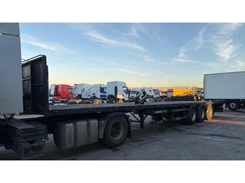 Semi-remorque plateau