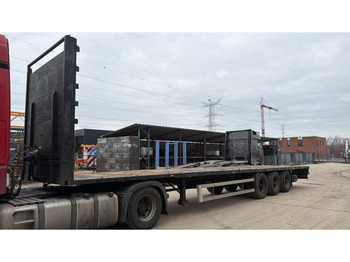 Semi-remorque plateau