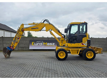 Pelle sur pneus Komatsu PW 98MR-8, 2017 ROK, 5200 MTH, BEZ DPF i ADBLUE: photos 2