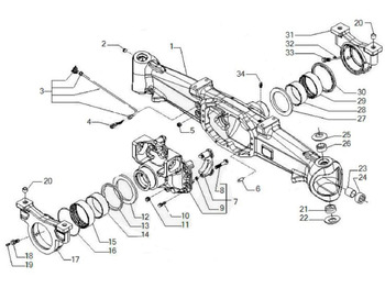 Essieu et pièces CARRARO