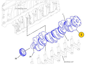 Vilebrequin CATERPILLAR