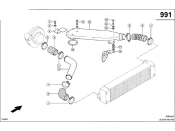 Tuyau d'admission d'air CLAAS