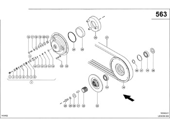 Disque d'embrayage CLAAS