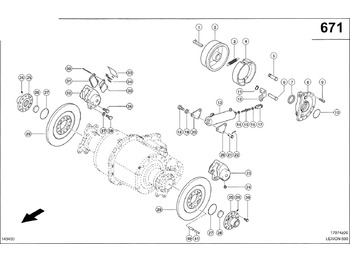Étrier de frein CLAAS