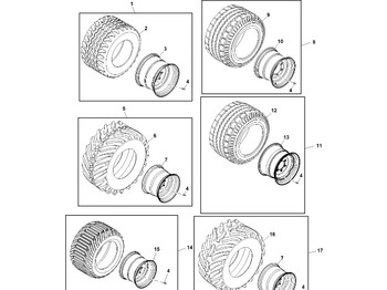 Roue complète JOHN DEERE