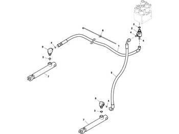Vérin hydraulique JOHN DEERE