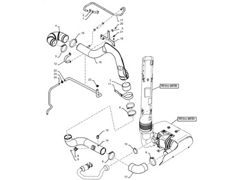 Tuyau d'admission d'air NEW HOLLAND