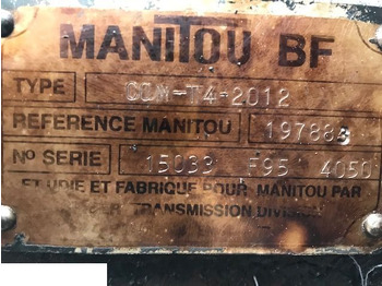 Essieu et pièces MANITOU