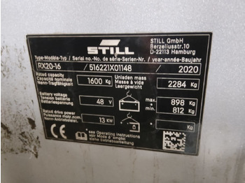 Chariot élévateur électrique STILL RX20-16: photos 2 Chariot élévateur électrique STILL RX20-16: photos 2