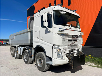 Camion benne Volvo FH 540 8x4 RETARDER / TANDEM AXLE LIFT / BIG AXLES / BOX L=5704 mm: photos 4