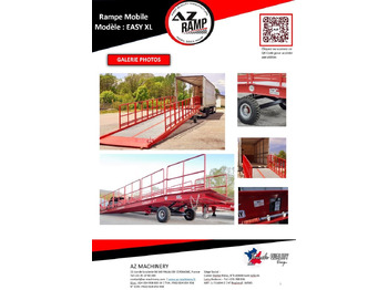 Rampe de chargement neuf AZ RAMP-EASY XL-10 . Mobil Loading Ramp  WIDE With Level Off, 10 t Capacity: photos 3