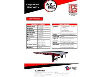 Rampe de chargement neuf AZ RAMP-PRIME PRIME WLO + 8 .  Industrial Mobil Loading Ramp: photos 4