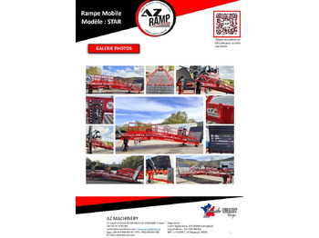 Rampe de chargement neuf Loading Ramp with with hydraulic tilting bridge -  AZ RAMP - STAR- 10T. 10 ton capacity: photos 2