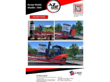 Rampe de chargement neuf Loading Ramp with with hydraulic tilting bridge -  AZ RAMP - STAR- 10T. 10 ton capacity: photos 4