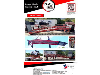 Rampe de chargement neuf Loading Ramp with with hydraulic tilting bridge -  AZ RAMP - STAR- 10T. 10 ton capacity: photos 3