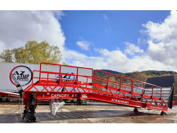 Rampe de chargement neuf Loading Ramp with with hydraulic tilting bridge -  AZ RAMP - STAR-RL- 10T. 10 ton capacity: photos 3