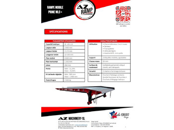 Rampe de chargement neuf **RENTAL 12-24-36 Month** AZ RAMP-PRIME PRIME WLO + 8 .  Industrial Mobil Loading Ramp: photos 4