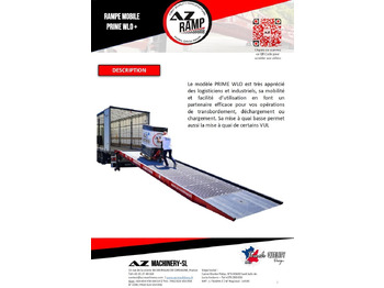Rampe de chargement neuf **RENTAL 12-24-36 Month** AZ RAMP-PRIME PRIME WLO + 8 .  Industrial Mobil Loading Ramp: photos 3