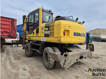 Pelle sur pneus Komatsu PW160: photos 2