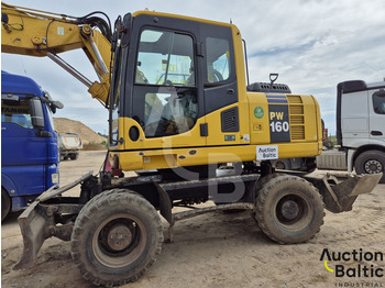 Pelle sur pneus Komatsu PW160: photos 3
