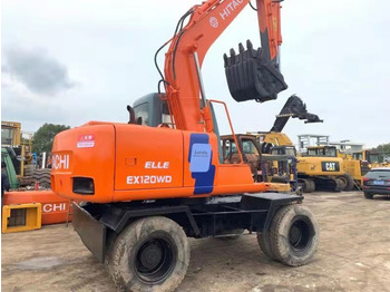 Pelle sur pneus HITACHI EX120WD