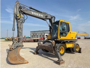 Pelle sur pneus VOLVO EW140
