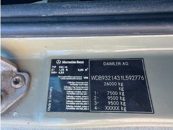 Camion ampliroll Mercedes-Benz 2644 6X4 VDL Abroller mit 3,90 Radstand Blatt BL: photos 3