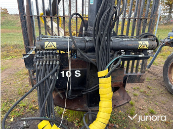 Remorque forestière Skogsvagn - Moheda, 10 ton, med kran: photos 5