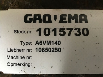 Moteur hydraulique LIEBHERR