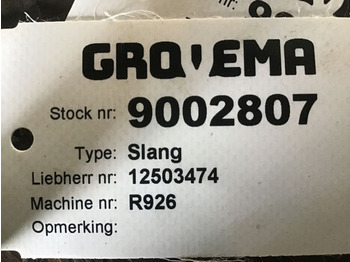 Tuyau d'admission d'air LIEBHERR