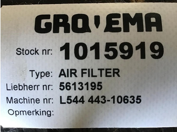 Système d'admission d'air LIEBHERR