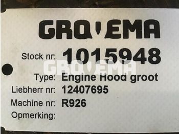 Moteur LIEBHERR