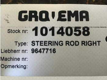 Commande de gouvernail Liebherr Steering Rod Right: photos 3