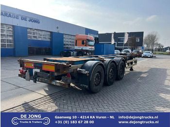Semi-remorque porte-conteneur/ Caisse mobile VAN HOOL
