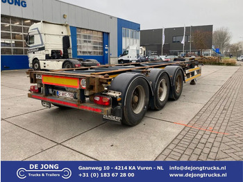 Semi-remorque porte-conteneur/ Caisse mobile VAN HOOL 40'