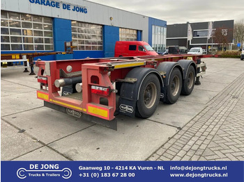 Semi-remorque porte-conteneur/ Caisse mobile VAN HOOL 20'/30'
