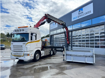 Camion grue SCANIA R 480