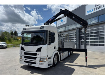 Camion grue SCANIA P 410