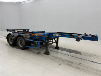 Semi-remorque porte-conteneur/ Caisse mobile ASCA Bi-train skelet 20 ft: photos 4