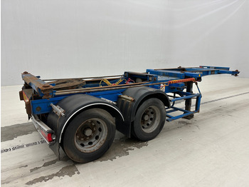 Semi-remorque porte-conteneur/ Caisse mobile ASCA Bi-train skelet 20 ft: photos 5